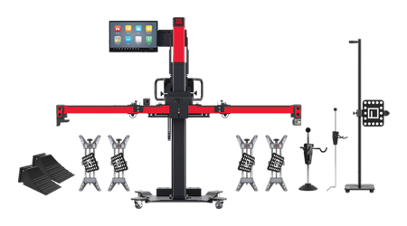 Automatická kalibrace ADAS MaxiSYS IA900WA FULL KIT PLUS – uchycení na disk